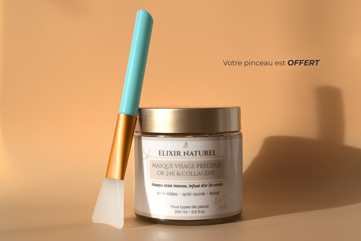 Masque Précieux à l'Or 24K — Régénération intense • 95% naturel