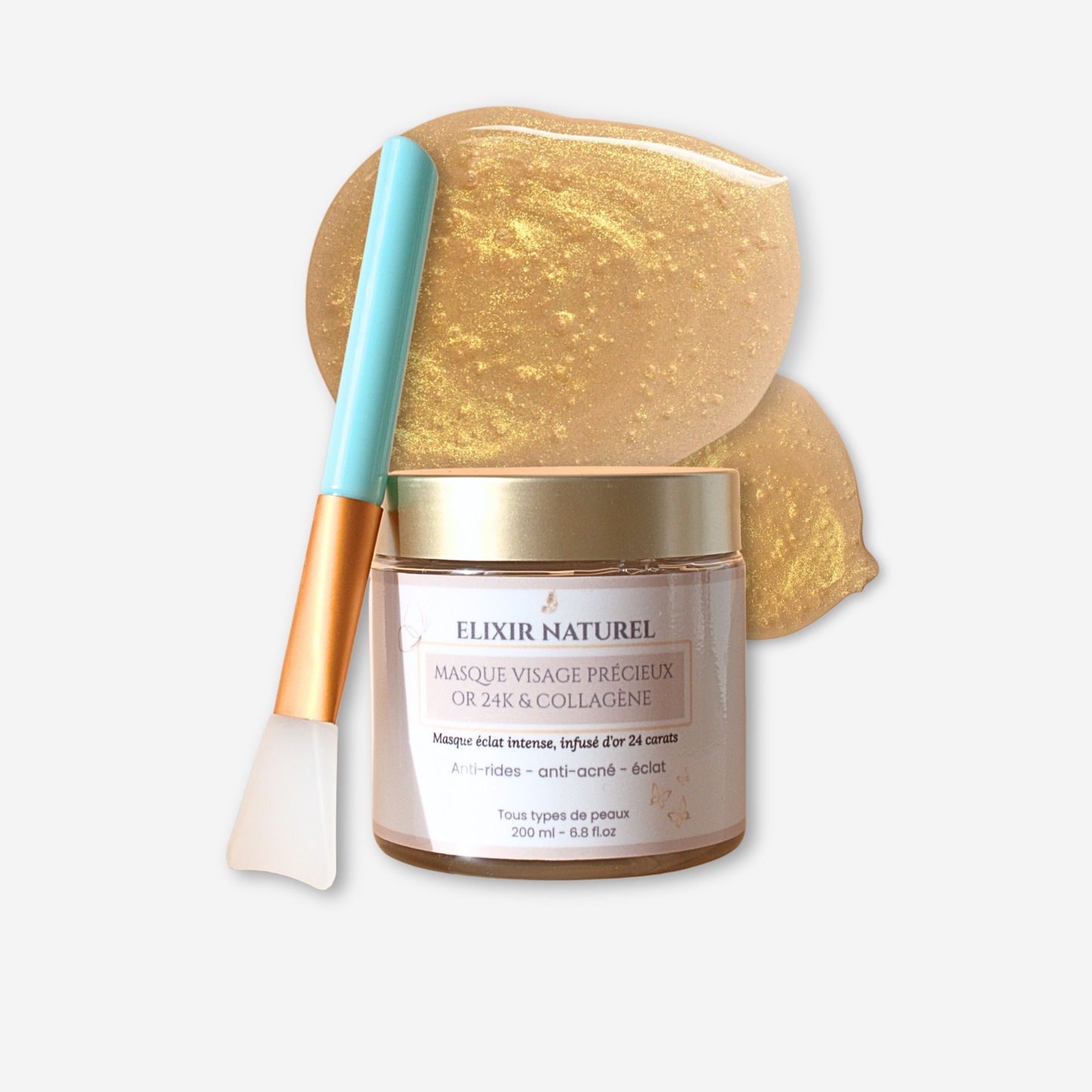 Masque Précieux à l'Or 24K — Régénération intense • 95% naturel
