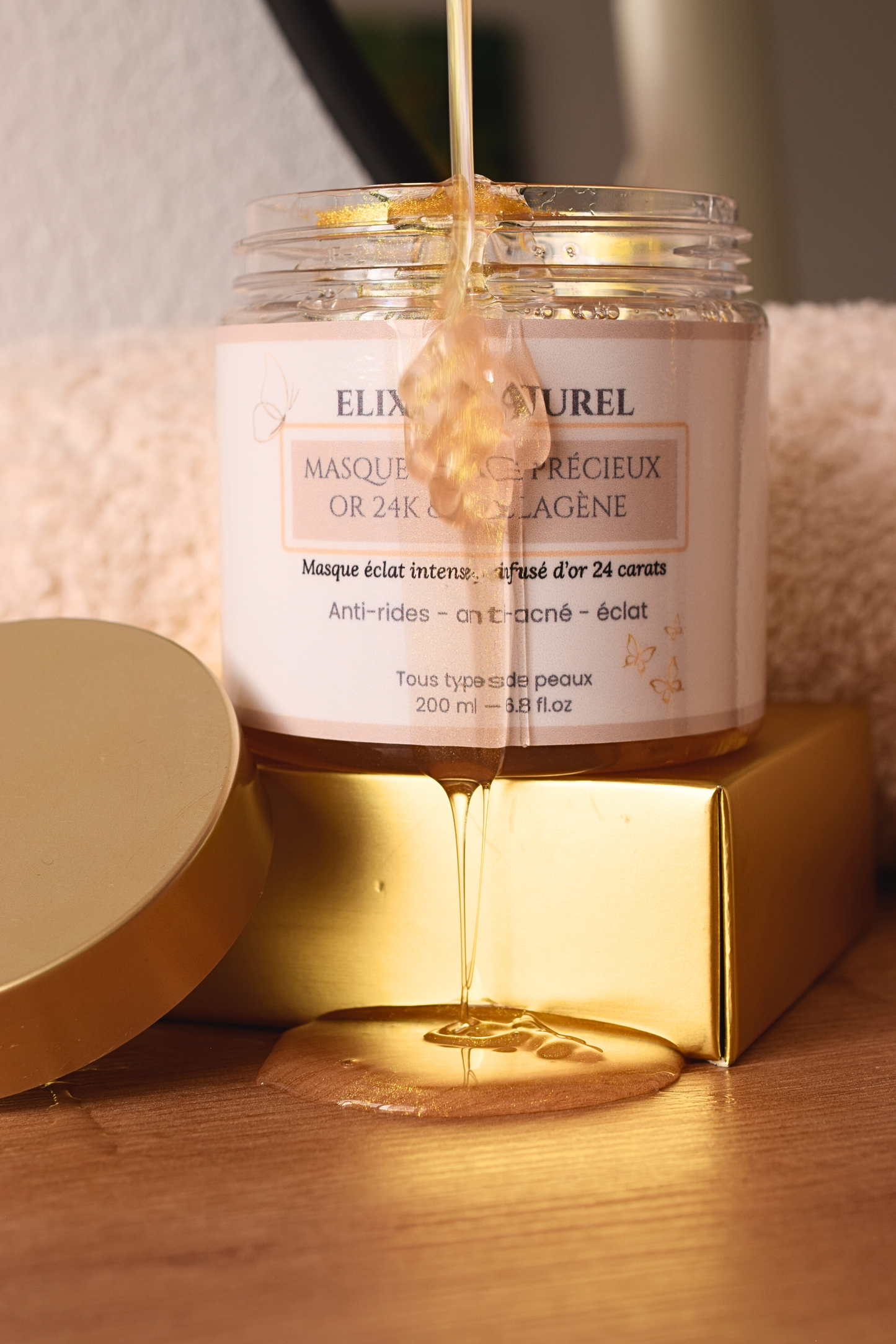 Masque Précieux à l'Or 24K — Régénération intense • 95% naturel