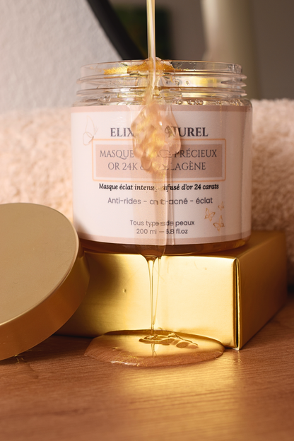 Masque Précieux à l'Or 24K — Régénération intense • 95% naturel
